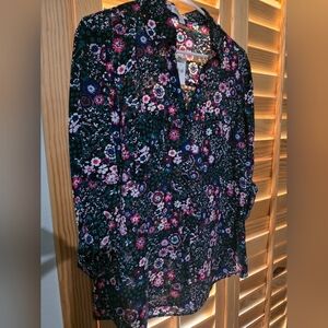 Express Multicolor Floral Blouse
